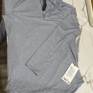 Lululemon Athletica Gray Quarter-Zip Sweatshirt